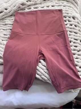 lululemon athletica Align Bike Shorts in Rose